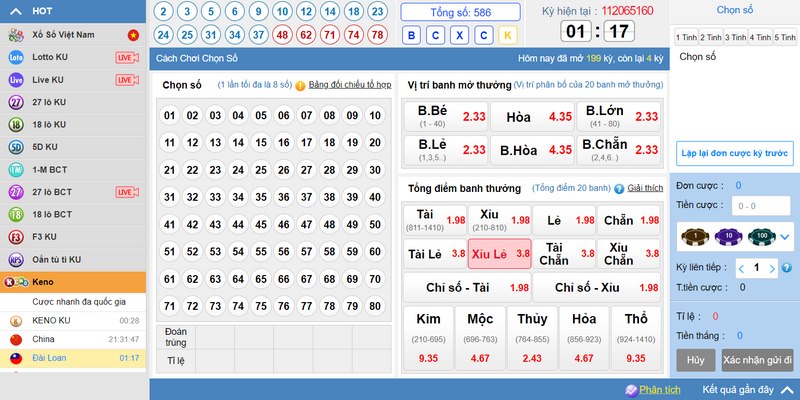 Keno Kubet11? Hướng dẫn cách chơi Keno cho tay mới 3 Cơ cấu giải thưởng của Keno Kubet11 bổ sung